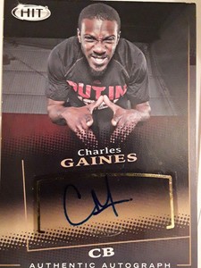 2015 Sage Hit Charles Gaines Rookie Autograph Card 