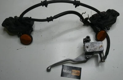 2004 03-07 SUZUKI SV1000S OEM ПЕРЕДНИЕ ТОРМОЗНЫЕ СУППОРТЫ С ГЛАВНЫМ ЦИЛИНДРОМ - Изображение 1 из 4