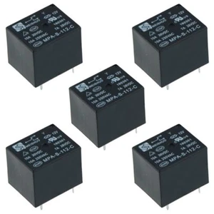 5 x 12V Mini Power Relay SPDT 15A - Picture 1 of 1