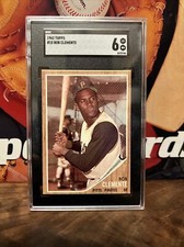 1962 Roberto Bob Clemente SGC 6+ High End 6  Vivid Sharp Card! HOF