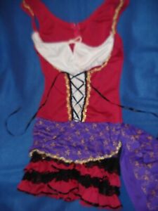 Cute Gypsy Dancer / Fortune Teller Costume Dress - Leg Avenue - Women's S/M P/M