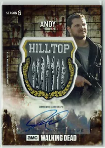 Walking Dead Season 8 Manufactured Patch Relic Auto PAR-HA Jeremy Palko #34/50 - Picture 1 of 2