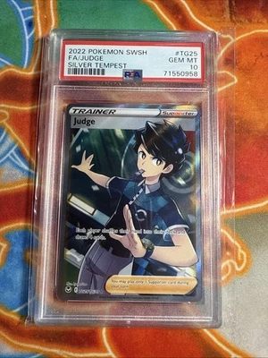 2022 Pokemon Silver Tempest Judge TG25 PSA 10 Gem Mint - Image 1 of 2