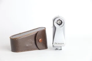 Flash Ventilador Plegable Nikon Nippon Kogaku Tokyo De Colección con Estuche de Cuero Original  - Imagen 1 de 10