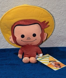 Juguete de peluche Curious George con sombrero amarillo 9-12" nuevo con etiquetas '2022 - Imagen 1 de 8