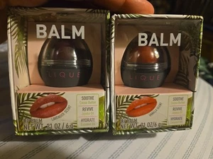 2 Lique Lip Care Hydrating Lip Balm Vanilla & Lavender Scent Soothe Revive 21 oz - Picture 1 of 6
