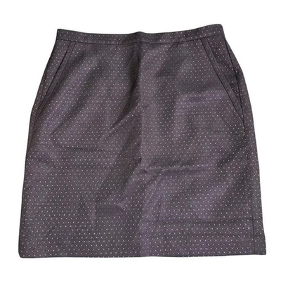 NUEVO CON ETIQUETAS Anne Klein Falda lápiz negra con detalle de bolsillo sintético talla 10 Foto 1 de 4