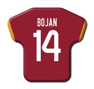 Calamita Simile a T-Shirt Calcio Stagione 2011/2012 Roma 14 Bojan Krkic (Bojan) - Picture 1 of 9