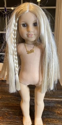 American Girl Doll Julie Albright Pleasant  Company Blonde Hair Brown Eyes 18 in - Image 1 of 4
