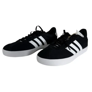 Neu mit Etikett Adidas Turnschuhe Herren VL Court 3.0 schwarz und weiß Größe 11 Skateboarding - Bild 1 von 8