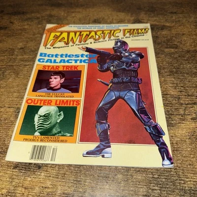 Fantastic Films журнал Battlestar Galactica том 1, #5 декабря 1978 с гигантским плакатом - Изображение 1 из 3