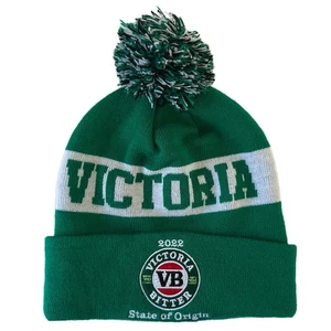 Victoria Bitter VB NRL Beanie - Official Beer State Of Origin 2022 NSW QLD - Picture 1 of 4