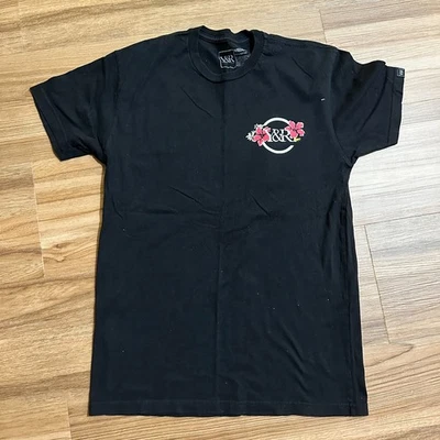 Young & Reckless Classic Logo Floral Double-Side Black T-Shirt Size Men’s Medium - Image 1 of 4