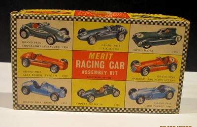 MERIT ASSEMBLY Kit 1/24 Scale 1952 Grand Prix Gordini GP Racing Car #4638 NEW - Image 1 of 4