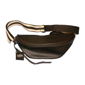 Borsa cintura Ulta Beauty ecopelle tracolla nera nuova marsupio con etichette - Foto 1 di 11