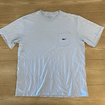 Camisa de entrenamiento cuello redondo de ballena Vineyard Vines Boston para hombre manga corta M Foto 1 de 4