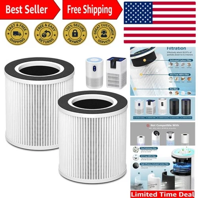 Paquete de 2 filtros de aire reutilizables para MOOKA B-D02L/M05, ofrece una calidad de aire superior Foto 1 de 4