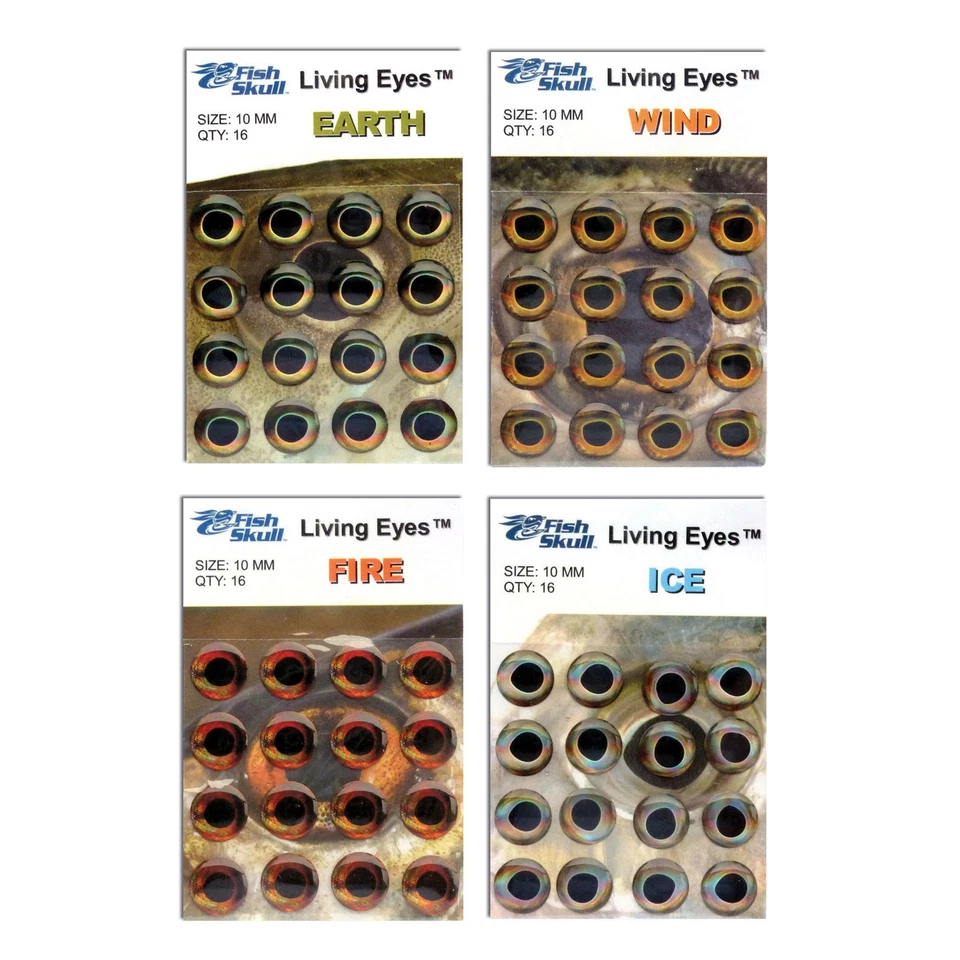 Materiales para atar moscas ojos vivos calavera pez - todas las variedades Foto 1 de 1