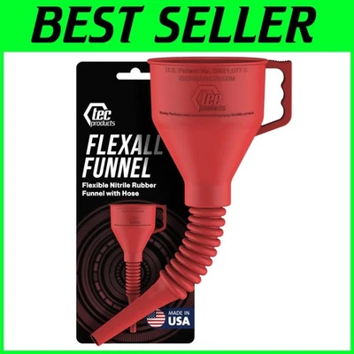 重型汽车漏斗 - 丁腈橡胶 - 红色 — 第 1/4 张图片