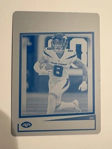 1/1!!! Elijah Moore Printing Plate 2022 Panini Score Football Card - Picture 1 of 3