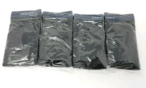New Hanes Men Boxer Brief 4 Pack Comfort Flex X-Temp Small S Black - Picture 1 of 4