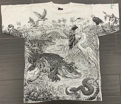 Vintage Rainbow Graphics L 1993 FLORIDA  Collier-Seminole  AOP Wrap Around Grail - Image 1 of 4