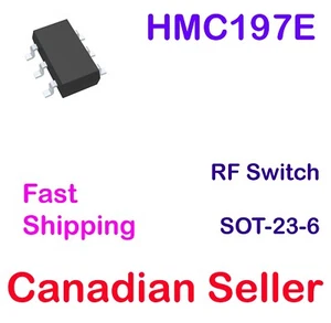 HMC197E RFGaAs MMIC SPDT Switch DC-3GHz IC SOT-23-6 Hittite Analog Devices - Picture 1 of 2