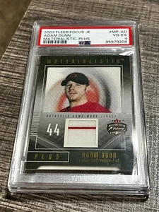2003 Fleer Focus Jersey Edition Materialistic Plus /250 Adam Dunn #MP-AD PSA 4 - Picture 1 of 10