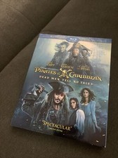 Pirates of the Caribbean:Dead Men Tell No Tales [Blu-ray] Johnny Depp 🔥