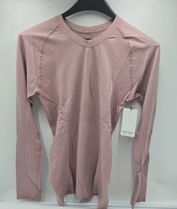 Anique Women's Signature Long Sleeve Crew Riding Equestrian Spiced Chai M Shirt - Picture 1 of 13