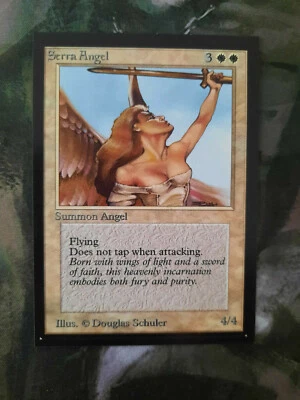 Magic the Gathering MTG - ICE International Collectors' Edition Serra Angel NM - Image 1 of 4