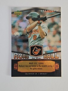 2007 Upperdeck Spectrum Cal Ripken Jr Road To The Hall /99 Cr37