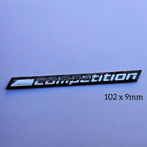 Stemma BMW Serie 1 M3 M4 M5 COMPETITION Sport CARBON FIBER Badge Adesivo Emblema - Imagen 1 de 4