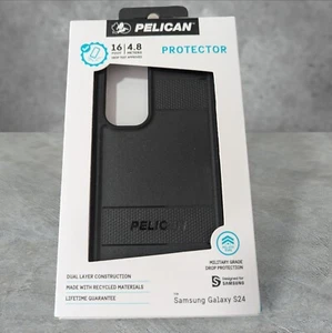 L8. Pelican Protector Case For Samsung Galaxy S24 In Black, Drop Tested - Photo 1 sur 3