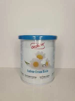 DEPILEVE CERA DEPILATORIA AZULENO CREMA CALMANTE COLOFONIA TIRA CERA 800 G Foto 1 de 3