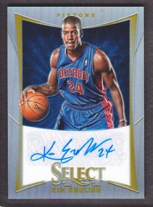 2012-13 Select Basketball Prizms #226 Kim English Auto /199