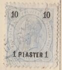 AUSTRIA Turkish Empire 1890-92 1pi on 10kr Used Stamp A28P32F29021
