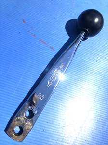 HURST INDY 0077 4 SPEED SHIFTER HANDLE NICE CHROME STICK BALL MUNCIE SHIFT 8" - Picture 1 of 13