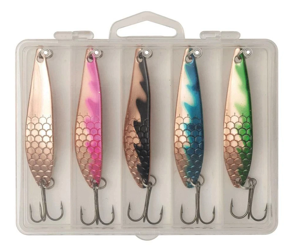 Kinetic Rascal Blinker-Set 16g 5 Stück Forellenblinker Seeforellen Barsch Hecht - Bild 1 von 1