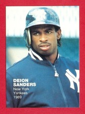 ORIGINAL 1989 ROOKIES SUPERSTARS (BB) Deion Sanders RC CARD #NNO FOOTBALL HOF'er