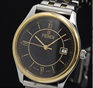 FENDI 210G Quartz 012-161 Men's Watch Stainless Steel Strap - Picture 1 of 4