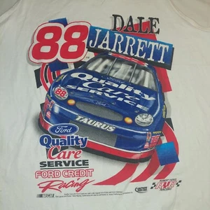DALE JARRETT 88 Mens Tank Top Size XL Ford Motor RYR NASCAR Vintage 90s - Picture 1 of 4