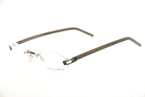 Nuevo Auténtico Dolce & Gabbana DG 460 BR 53 mm Negro Marrón Gafas Marcos Italia - Imagen 1 de 7