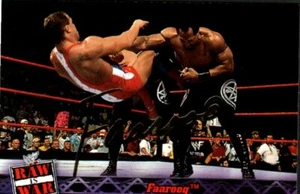 Carta Fleer WWF WWE 2001 Raw Is War Wrestling #45 Faarooq Ron Simmons DAMN - Foto 1 di 2