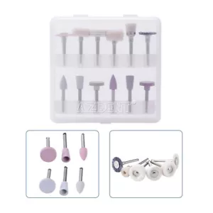 12 pz AZDENT Kit lucidatura composita dentale Spazzolini RA 2,35 mm - Foto 1 di 17
