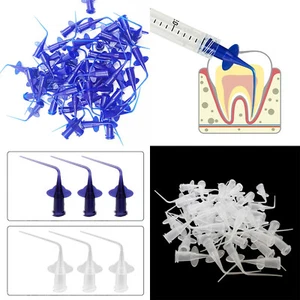 1000Pcs Dental Endo Irrigation Tips Disposable Root Canal Rinsing Syringe Needle - Picture 1 of 17