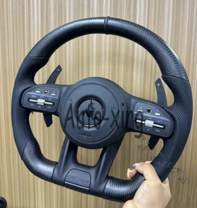 New Carbon Fiber Steering Wheel For Mercedes-Benz AMG W213 W205 G550 E63s 2010+ - Foto 1 di 15