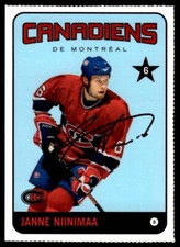 2006-07 Nestle Montreal Canadiens Janne Niinimaa Montreal Canadiens #15