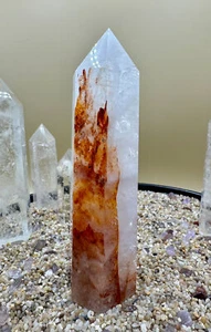 Fire Quartz Point 13.8cm | Energy, Clarity & Inner Strength | 311g - Picture 1 of 8