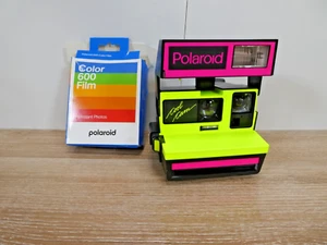 Vintage Polaroid Cool Cam Sofortbildkamera Neon Pink/Gelb - Beschreibung lesen - Bild 1 von 11